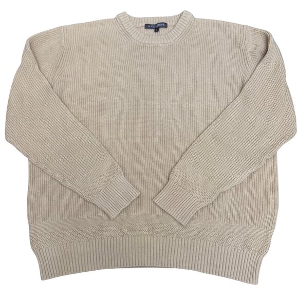 Slate and Stone Mens Beige Pullover Long Sleeve Sweater - Size XL - Picture 1 of 6